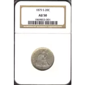 Twenty Cent Pieces-Liberty Seated 1875-1878 (3)