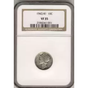 Dimes---Winged Liberty Head or Mercury 1916-1945 -Silver- 1 Dime (3)