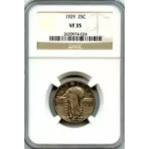 Quarter Dollars---Standing Liberty (3)