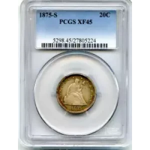 Twenty Cent Pieces-Liberty Seated 1875-1878 (3)