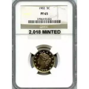 Nickel Five Cent Pieces-Liberty Head 1883-1913 (3)