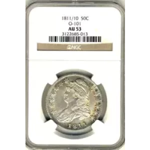 Half Dollars---Capped Bust, Reeded Edge 1836-1839 -Silver- 0.5 Dollar (3)