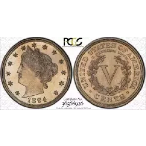 Nickel Five Cent Pieces-Liberty Head 1883-1913 (3)