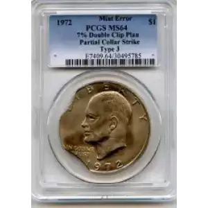 Dollars---Eisenhower 1971-1978 Copper-Nickel- 1 Dollar (3)