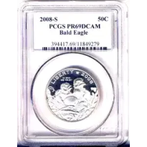 Modern Commemoratives --- Bald Eagle 2008 -Copper-Nickel- 0.5 Dollar (3)