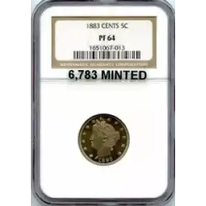 Nickel Five Cent Pieces-Liberty Head 1883-1913 (3)