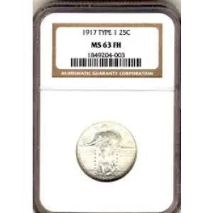 Quarter Dollars---Standing Liberty (3)