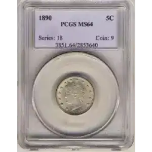 Nickel Five Cent Pieces-Liberty Head 1883-1913 (3)