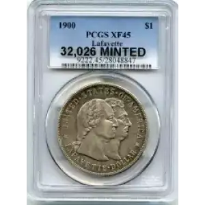 Classic Commemorative Silver--- Lafayette Dollar 1900 (3)