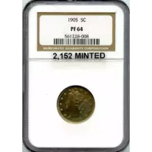 Nickel Five Cent Pieces-Liberty Head 1883-1913 (3)