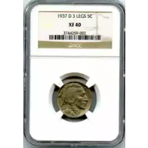 Nickel Five Cent Pieces-Indian Head or Buffalo (3)