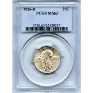 Quarter Dollars---Standing Liberty (3)