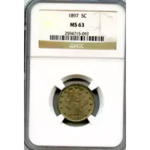 Nickel Five Cent Pieces-Liberty Head 1883-1913 (3)