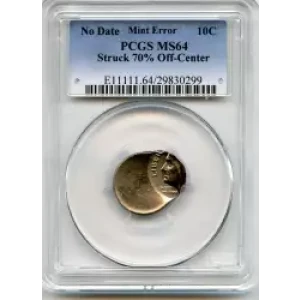 Dimes---Roosevelt 1965-Present-Copper-Nickel- 1 Dime (3)