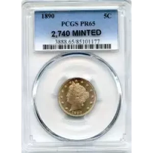 Nickel Five Cent Pieces-Liberty Head 1883-1913 (3)