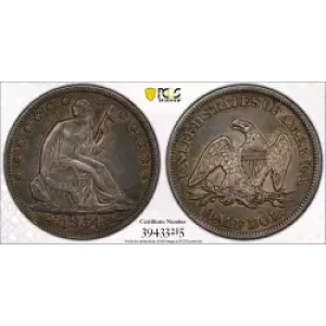 Half Dollars---Liberty Seated 1839-1891 -Silver- 0.5 Dollar (3)