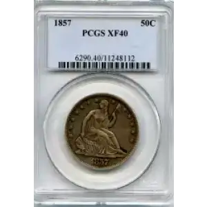 Half Dollars---Liberty Seated 1839-1891 -Silver- 0.5 Dollar (3)