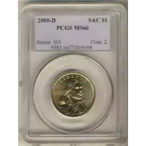 Sacagawea 2000-2017 - Brass Dollar (3)