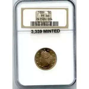 Nickel Five Cent Pieces-Liberty Head 1883-1913 (3)