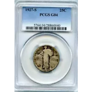 Quarter Dollars---Standing Liberty (3)