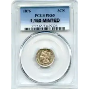 Nickel Three Cent Pieces 1865-1889 (3)