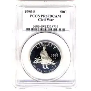 Modern Commemoratives --- Civil War Battlefields Preservation 1995-Copper-Nickel- 0.5 Dollar (3)