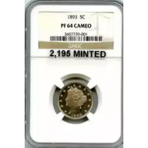 Nickel Five Cent Pieces-Liberty Head 1883-1913 (3)