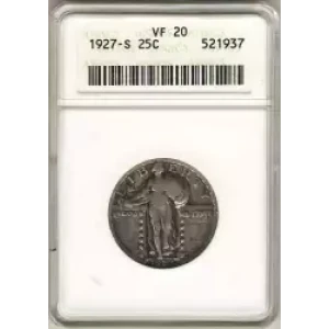 Quarter Dollars---Standing Liberty (3)