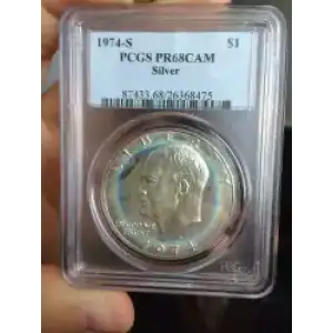 Dollars---Eisenhower 1971-1978 Copper-Nickel- 1 Dollar (3)