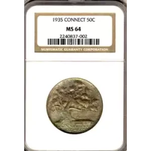 Classic Commemorative Silver--- Connecticut Tercentenary 1935 -Silver- 0.5 Dollar (3)