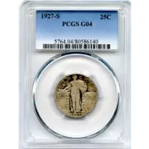 Quarter Dollars---Standing Liberty (3)