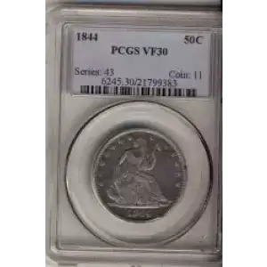 Half Dollars---Liberty Seated 1839-1891 -Silver- 0.5 Dollar (3)