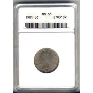 Nickel Five Cent Pieces-Liberty Head 1883-1913 (3)