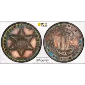 Silver Three Cent Pieces Trimes-1851-1873 (3)