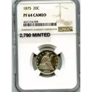 Twenty Cent Pieces-Liberty Seated 1875-1878 (3)