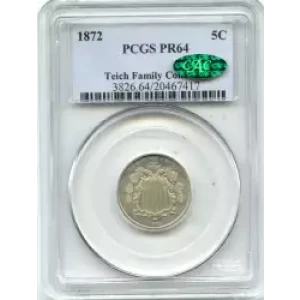 Nickel Five Cent Pieces-Shield 1866-1883 (3)