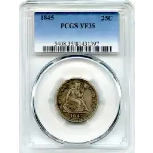 Liberty Seated Quarter Dollar (3)