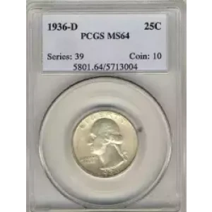 Quarter Dollars-Washington-Silver Coinage (3)