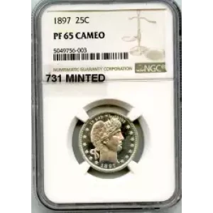 Quarter Dollars---Barber or Liberty Head (3)