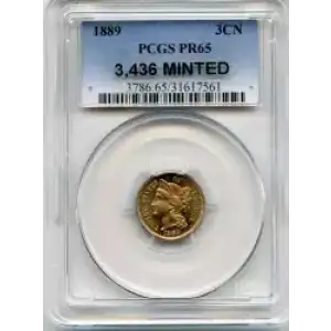 Nickel Three Cent Pieces 1865-1889 (3)