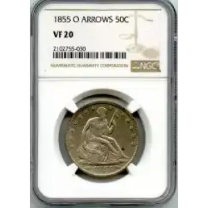 Half Dollars---Liberty Seated 1839-1891 -Silver- 0.5 Dollar (3)