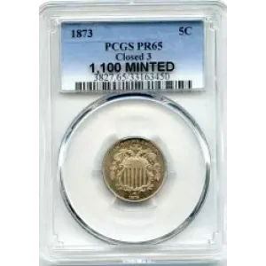 Nickel Five Cent Pieces-Shield 1866-1883 (3)