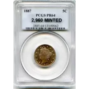 Nickel Five Cent Pieces-Liberty Head 1883-1913 (3)