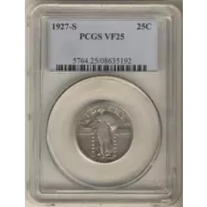 Quarter Dollars---Standing Liberty (3)