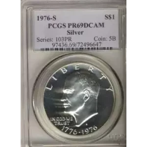 Dollars---Eisenhower 1971-1978 Copper-Nickel- 1 Dollar (3)