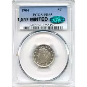 Nickel Five Cent Pieces-Liberty Head 1883-1913 (3)