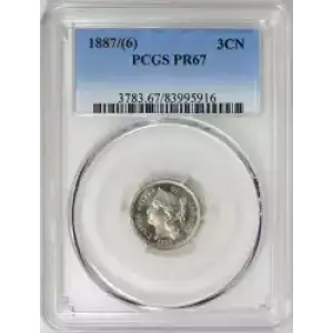 Nickel Three Cent Pieces 1865-1889 (3)