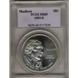 Modern Commemoratives --- Bill of Rights 1993 -Silver- 1 Dollar (3)