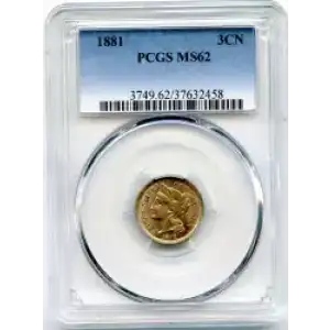 Nickel Three Cent Pieces 1865-1889 (3)