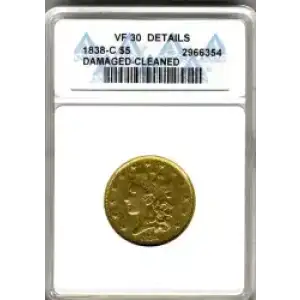 Half Eagles---Classic Head, 1834-1838 -Gold- 5 Dollar (3)